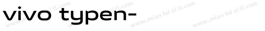 vivo typen字体转换